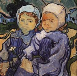 Vincent Van Gogh Two Little Girls oil painting image